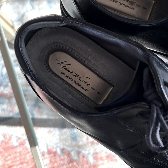 Kenneth Cole New York Black Leather Dress Shoes- Size 9 - Picture 8 of 10